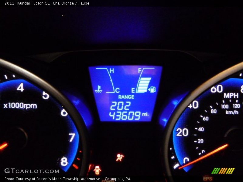 Chai Bronze / Taupe 2011 Hyundai Tucson GL