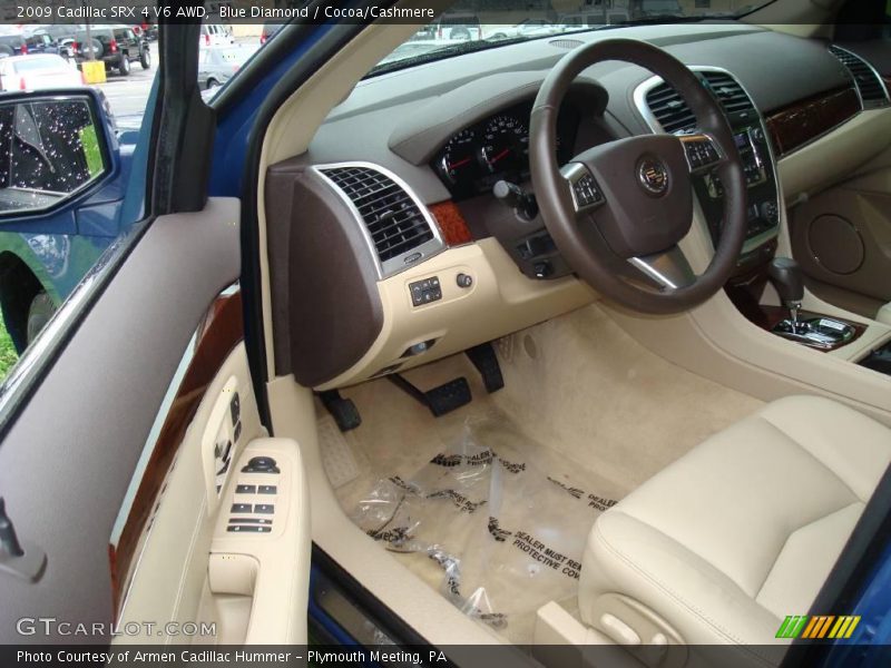Blue Diamond / Cocoa/Cashmere 2009 Cadillac SRX 4 V6 AWD