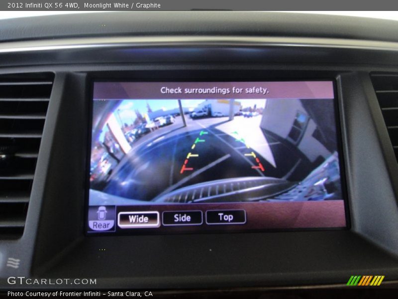 Moonlight White / Graphite 2012 Infiniti QX 56 4WD