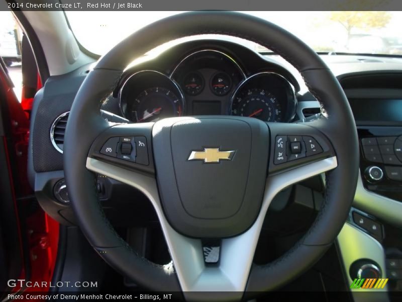 Red Hot / Jet Black 2014 Chevrolet Cruze LT