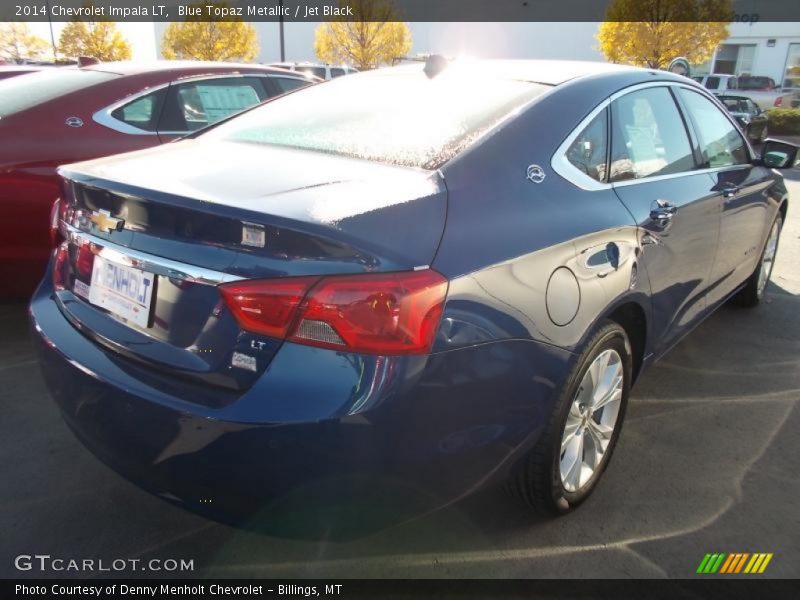 Blue Topaz Metallic / Jet Black 2014 Chevrolet Impala LT