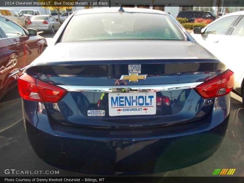 Blue Topaz Metallic / Jet Black 2014 Chevrolet Impala LT