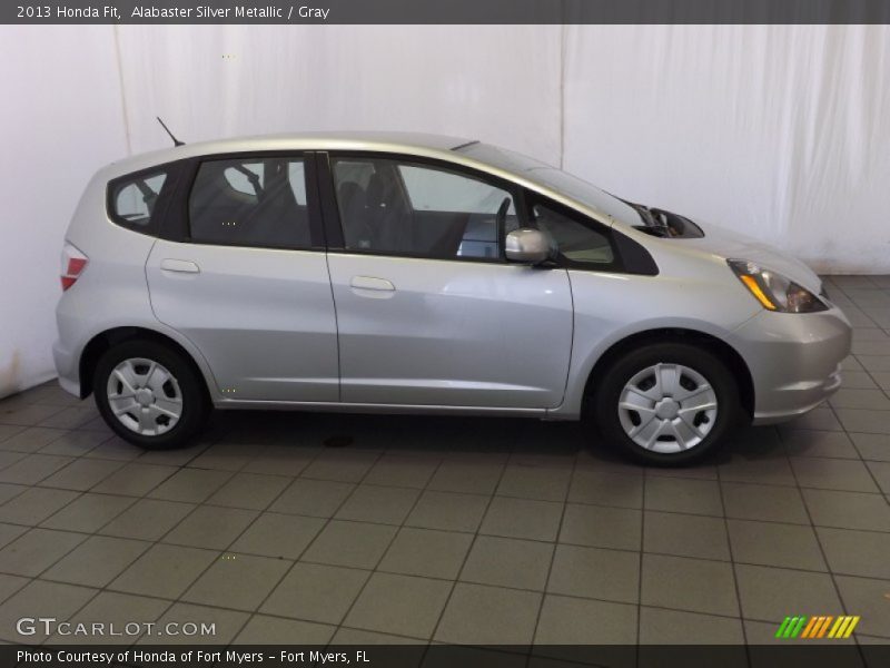 Alabaster Silver Metallic / Gray 2013 Honda Fit