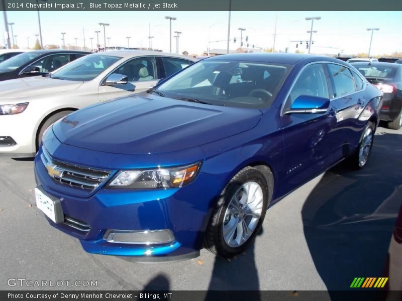 Blue Topaz Metallic / Jet Black 2014 Chevrolet Impala LT