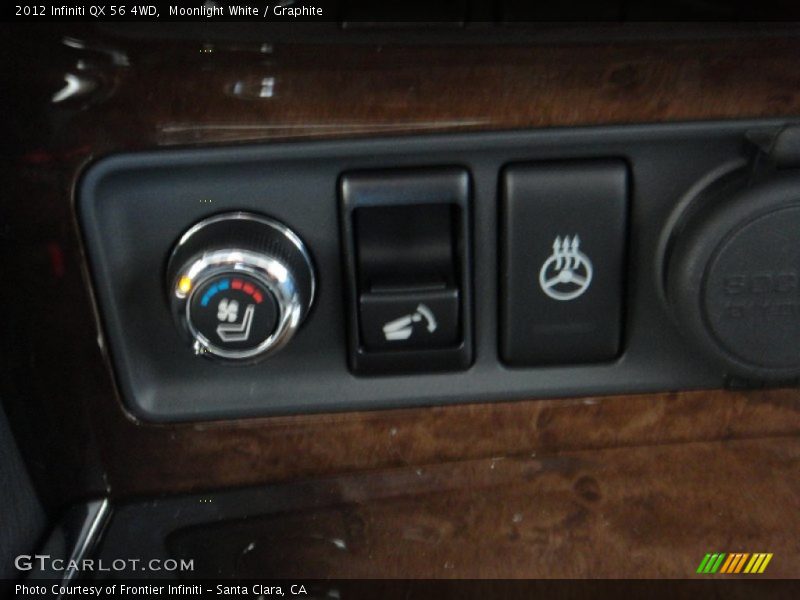 Moonlight White / Graphite 2012 Infiniti QX 56 4WD