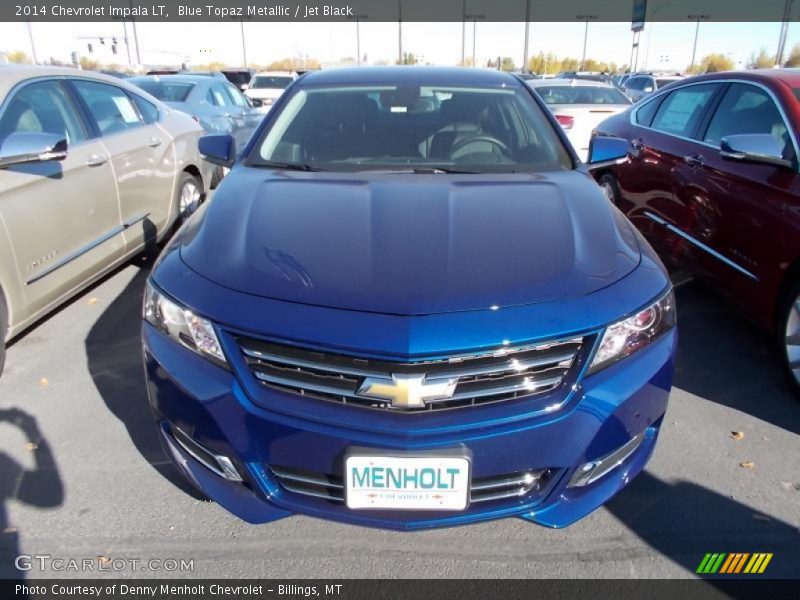 Blue Topaz Metallic / Jet Black 2014 Chevrolet Impala LT