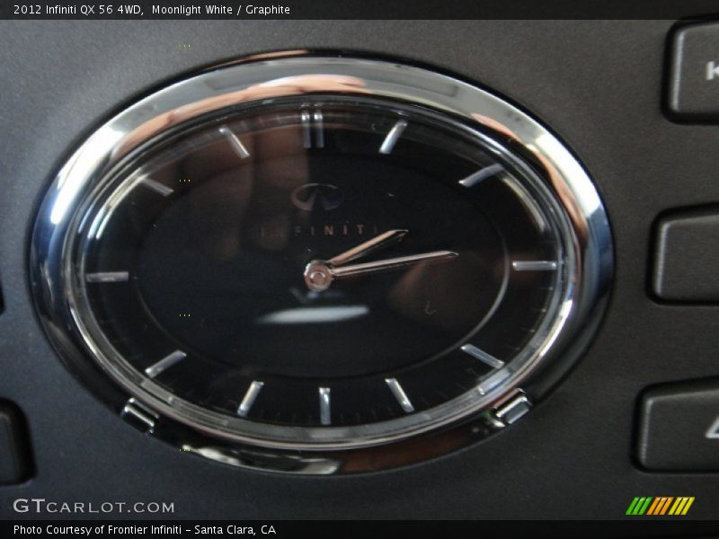 Moonlight White / Graphite 2012 Infiniti QX 56 4WD
