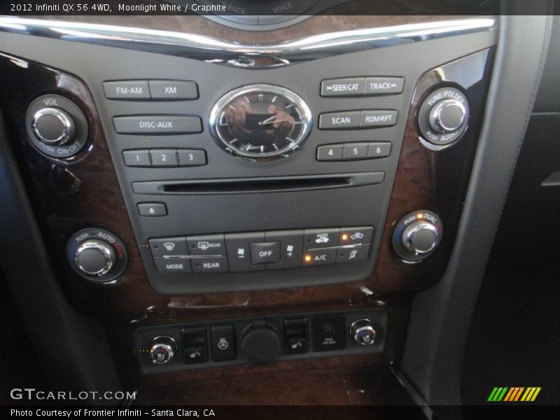 Moonlight White / Graphite 2012 Infiniti QX 56 4WD