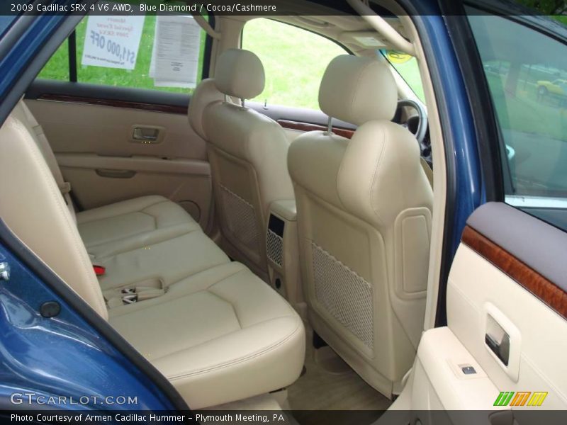 Blue Diamond / Cocoa/Cashmere 2009 Cadillac SRX 4 V6 AWD