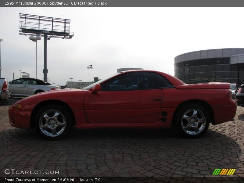 Caracas Red / Black 1995 Mitsubishi 3000GT Spyder SL