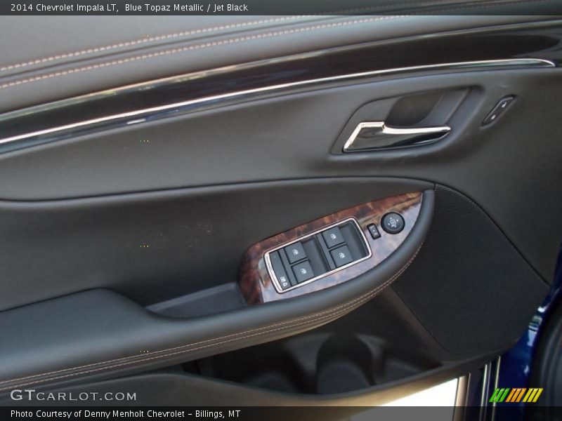 Blue Topaz Metallic / Jet Black 2014 Chevrolet Impala LT