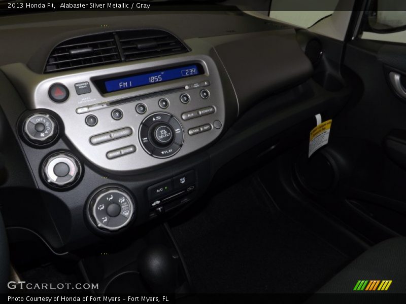 Alabaster Silver Metallic / Gray 2013 Honda Fit