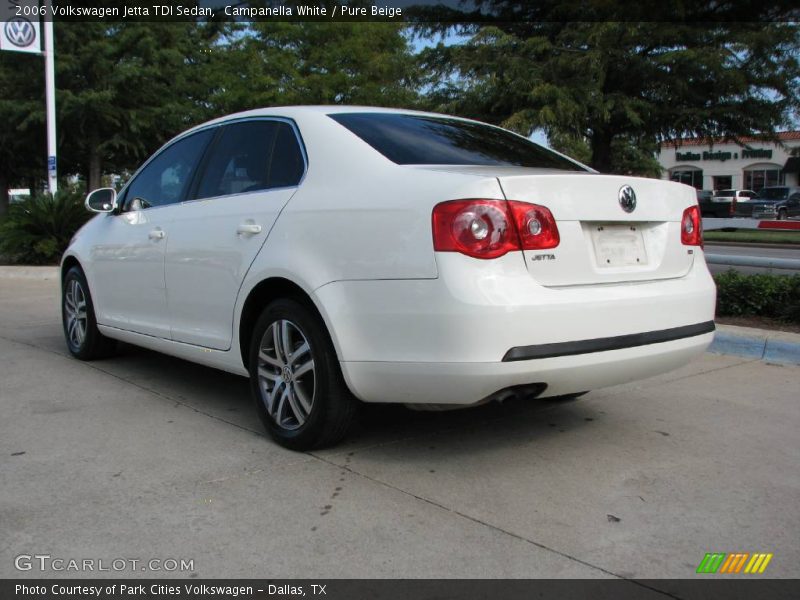 Campanella White / Pure Beige 2006 Volkswagen Jetta TDI Sedan