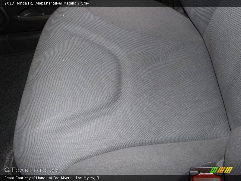 Alabaster Silver Metallic / Gray 2013 Honda Fit