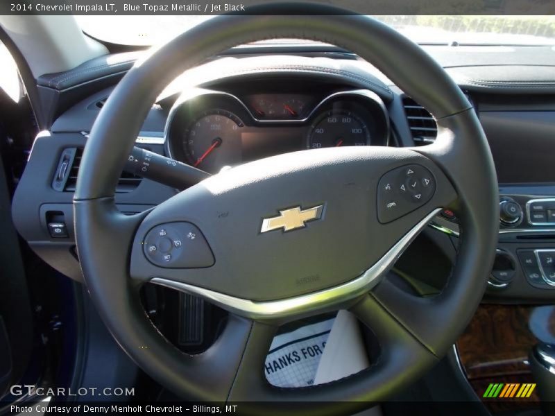 Blue Topaz Metallic / Jet Black 2014 Chevrolet Impala LT