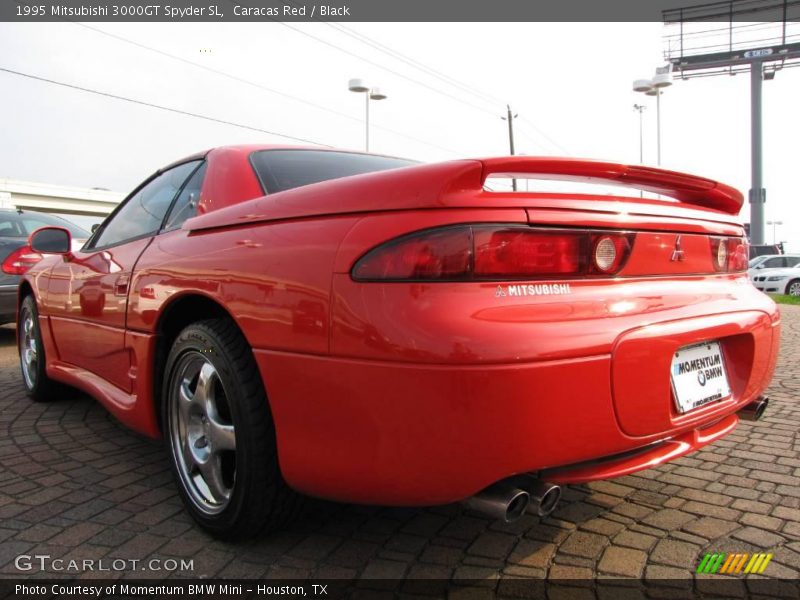 Caracas Red / Black 1995 Mitsubishi 3000GT Spyder SL