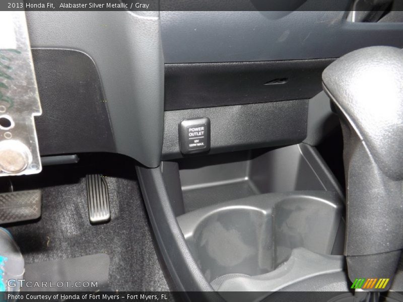 Alabaster Silver Metallic / Gray 2013 Honda Fit