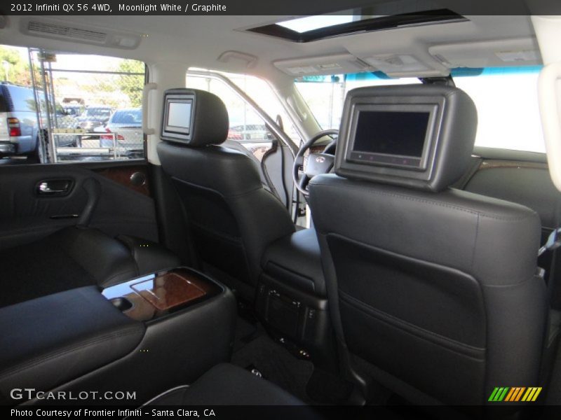 Moonlight White / Graphite 2012 Infiniti QX 56 4WD