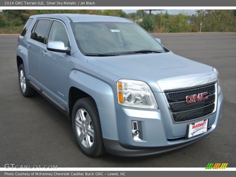 Silver Sky Metallic / Jet Black 2014 GMC Terrain SLE