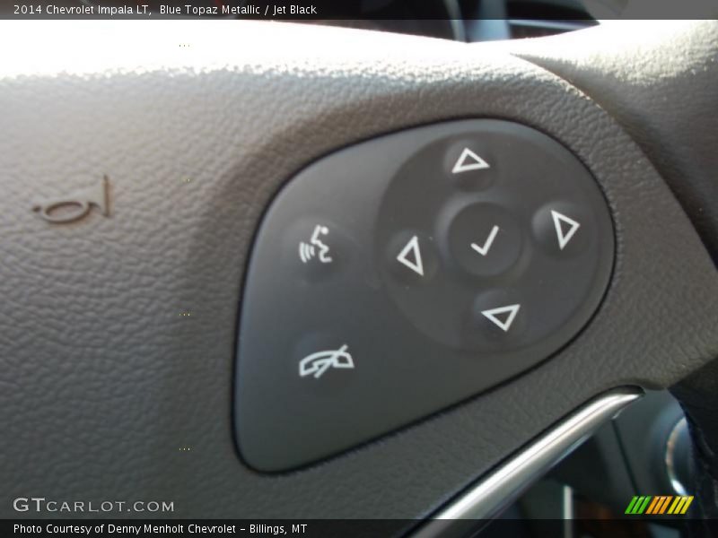 Blue Topaz Metallic / Jet Black 2014 Chevrolet Impala LT