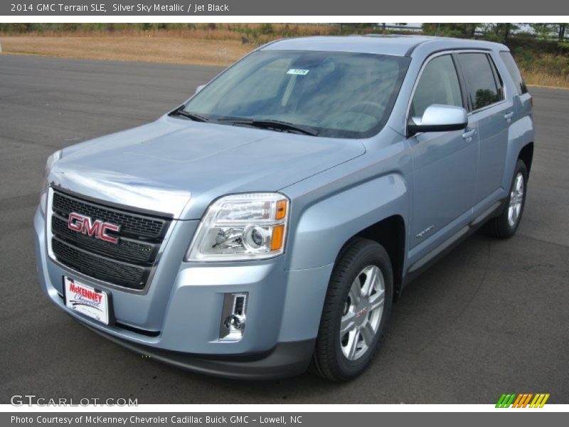 Silver Sky Metallic / Jet Black 2014 GMC Terrain SLE