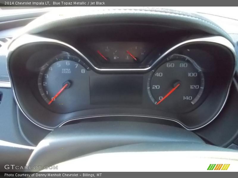 Blue Topaz Metallic / Jet Black 2014 Chevrolet Impala LT