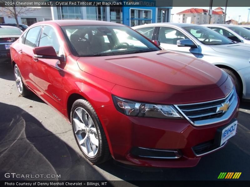 Crystal Red Tintcoat / Jet Black/Dark Titanium 2014 Chevrolet Impala LT