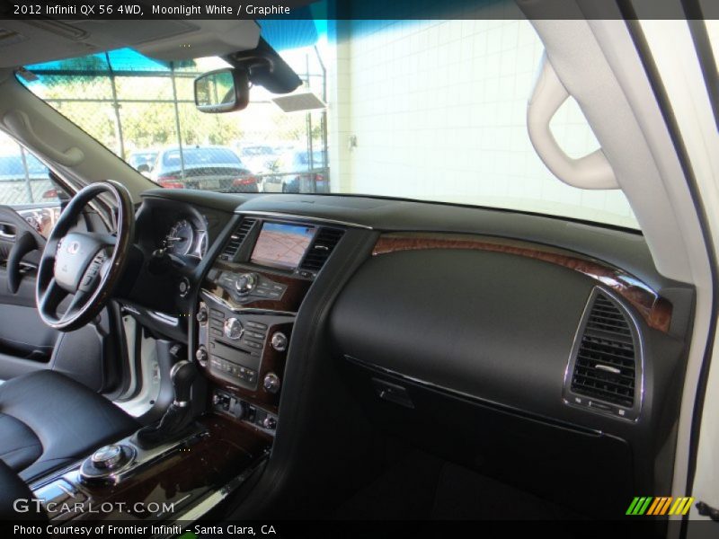 Moonlight White / Graphite 2012 Infiniti QX 56 4WD