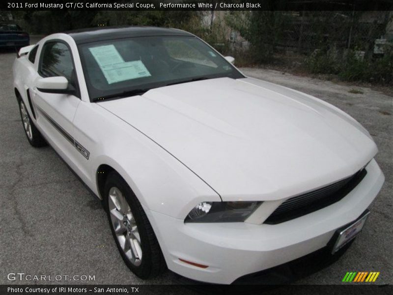Performance White / Charcoal Black 2011 Ford Mustang GT/CS California Special Coupe