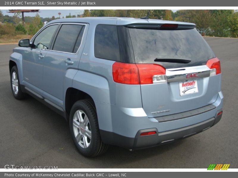 Silver Sky Metallic / Jet Black 2014 GMC Terrain SLE