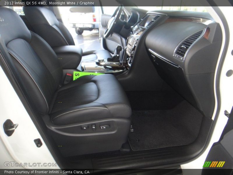 Moonlight White / Graphite 2012 Infiniti QX 56 4WD