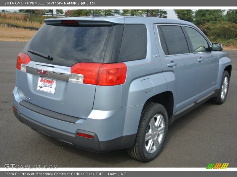 Silver Sky Metallic / Jet Black 2014 GMC Terrain SLE