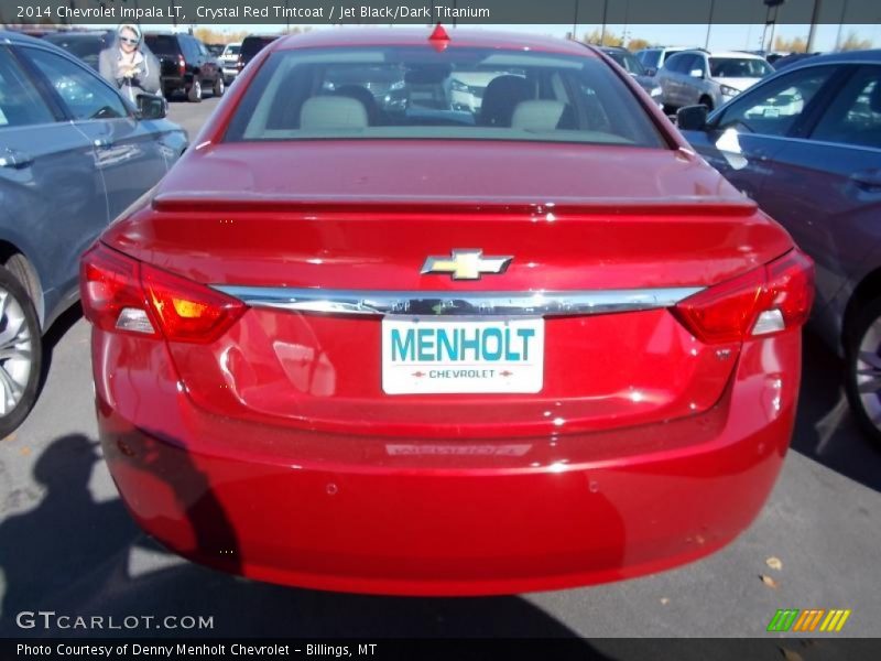 Crystal Red Tintcoat / Jet Black/Dark Titanium 2014 Chevrolet Impala LT