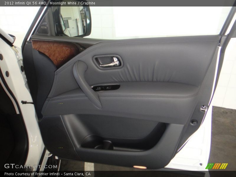 Moonlight White / Graphite 2012 Infiniti QX 56 4WD