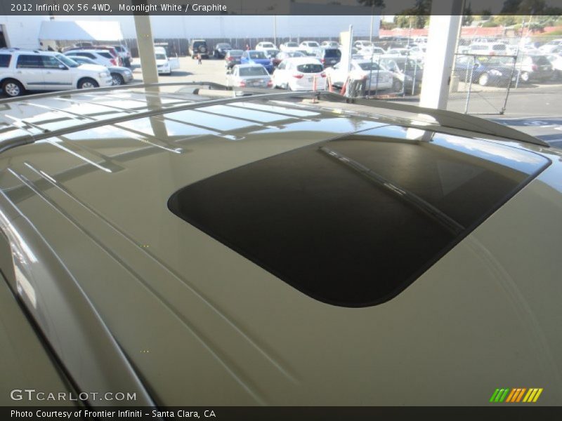 Moonlight White / Graphite 2012 Infiniti QX 56 4WD