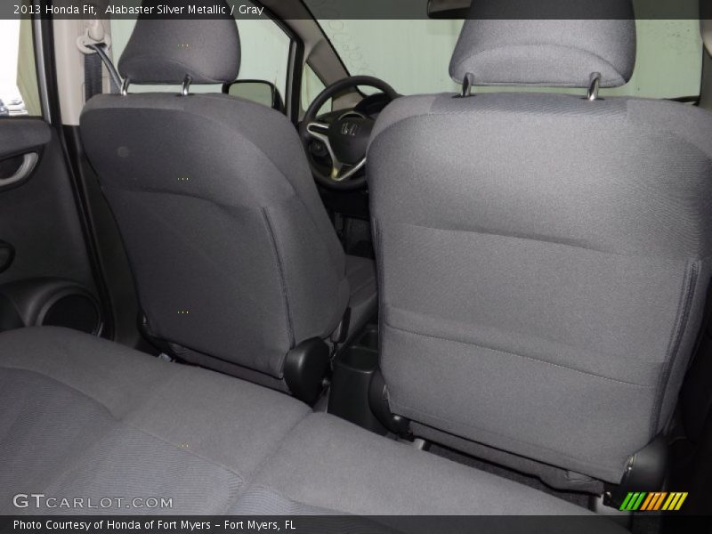 Alabaster Silver Metallic / Gray 2013 Honda Fit