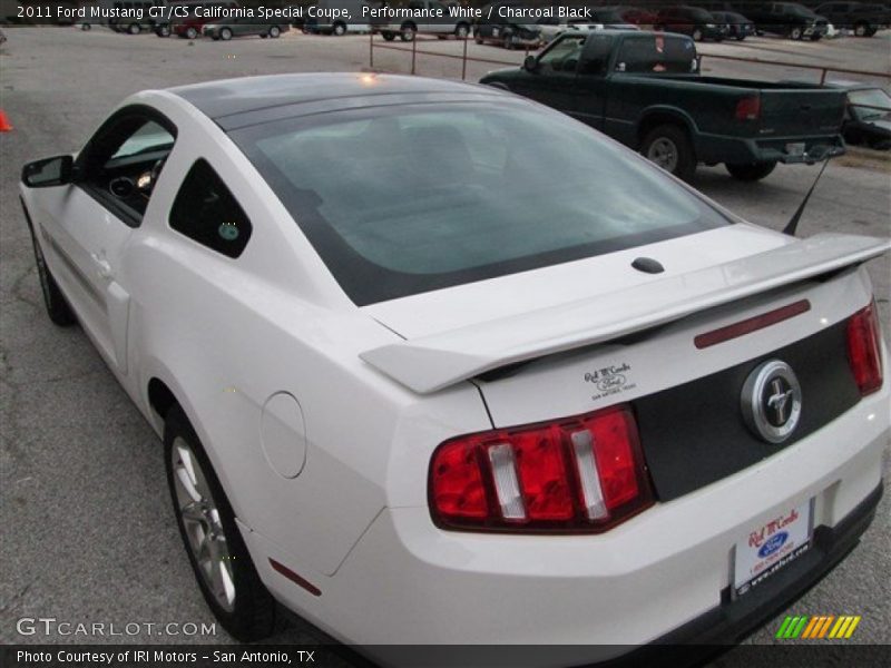 Performance White / Charcoal Black 2011 Ford Mustang GT/CS California Special Coupe