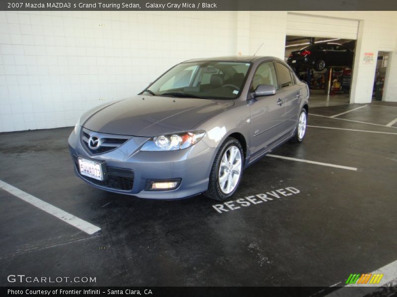 Galaxy Gray Mica / Black 2007 Mazda MAZDA3 s Grand Touring Sedan