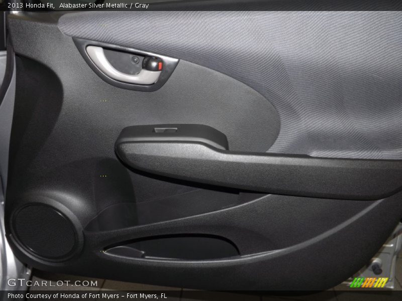 Alabaster Silver Metallic / Gray 2013 Honda Fit