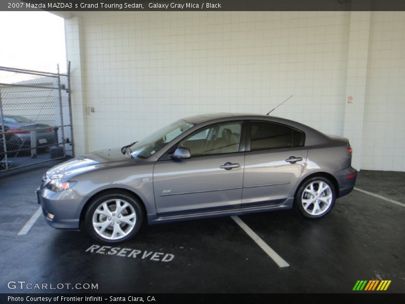 Galaxy Gray Mica / Black 2007 Mazda MAZDA3 s Grand Touring Sedan