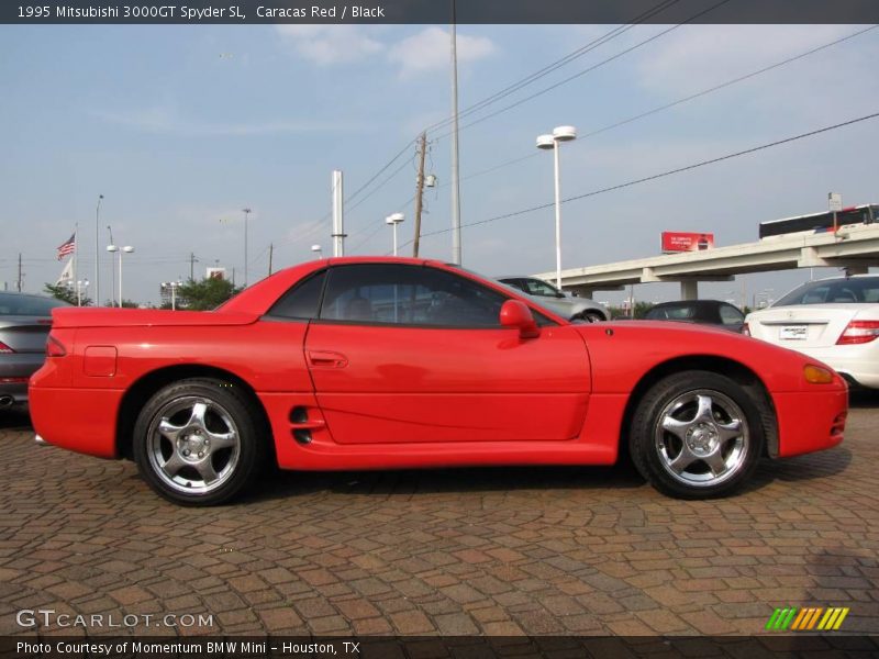 Caracas Red / Black 1995 Mitsubishi 3000GT Spyder SL