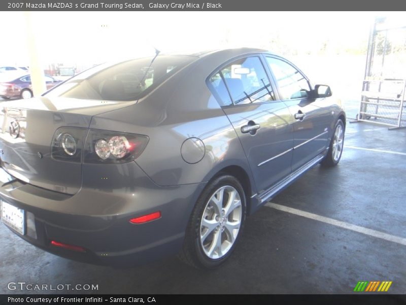 Galaxy Gray Mica / Black 2007 Mazda MAZDA3 s Grand Touring Sedan