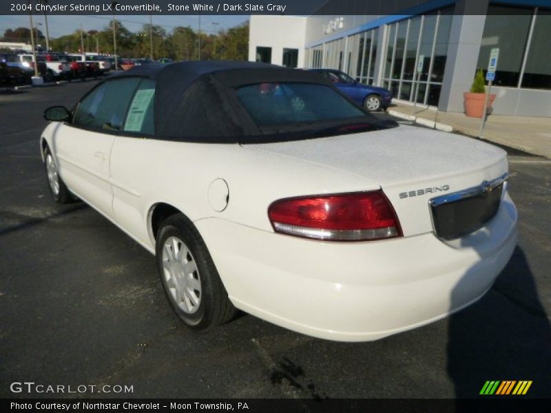 Stone White / Dark Slate Gray 2004 Chrysler Sebring LX Convertible