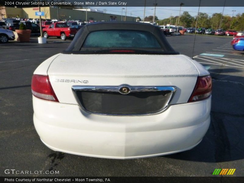 Stone White / Dark Slate Gray 2004 Chrysler Sebring LX Convertible