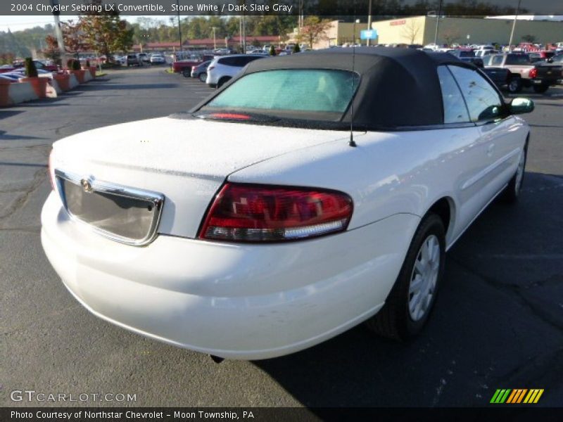 Stone White / Dark Slate Gray 2004 Chrysler Sebring LX Convertible