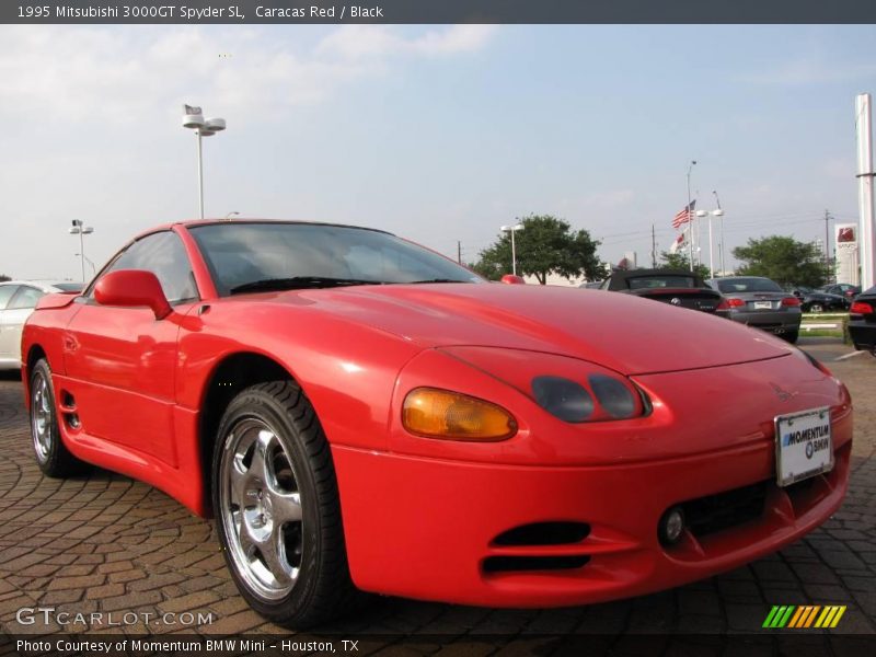 Caracas Red / Black 1995 Mitsubishi 3000GT Spyder SL