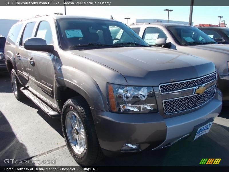 Mocha Steel Metallic / Ebony 2014 Chevrolet Suburban LT 4x4