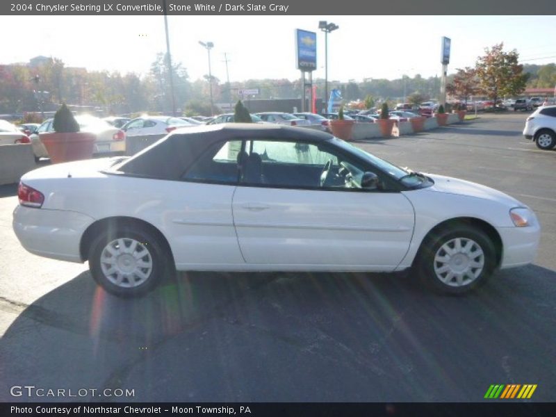 Stone White / Dark Slate Gray 2004 Chrysler Sebring LX Convertible