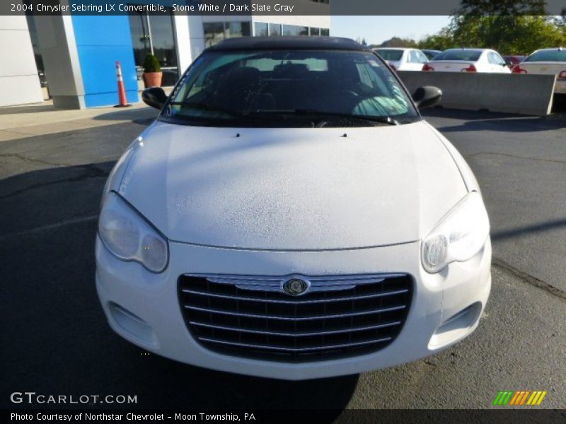 Stone White / Dark Slate Gray 2004 Chrysler Sebring LX Convertible