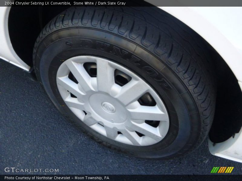 Stone White / Dark Slate Gray 2004 Chrysler Sebring LX Convertible